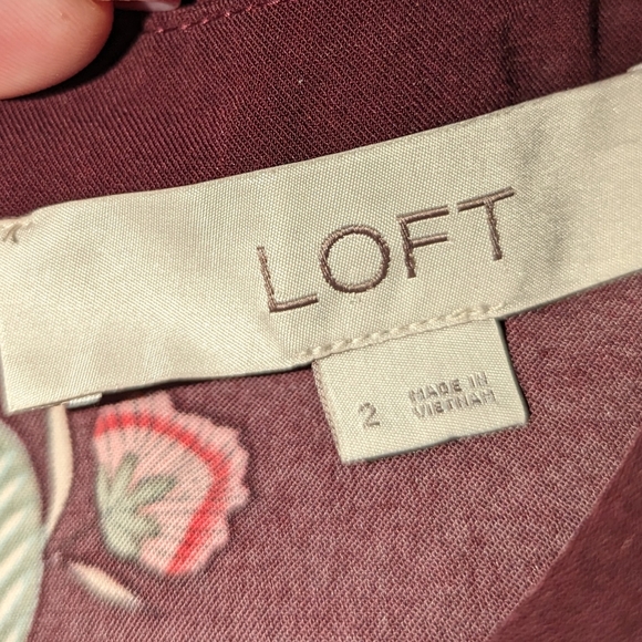 Floral Blouson Shift Dress - Picture 10 of 11